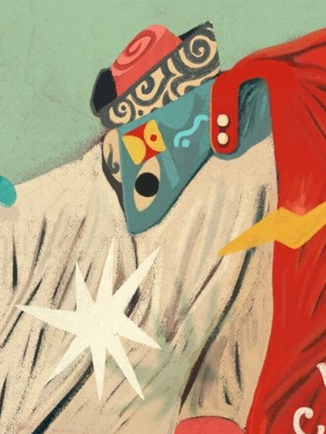 Detail from the La Canzone del Cefaloforo cover artwork